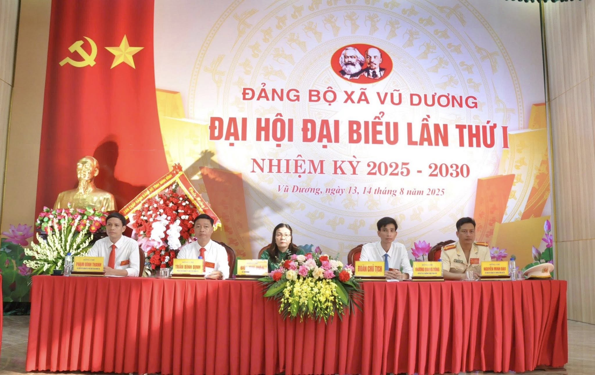 Đại hội đại biểu Đảng bộ xã Vũ Dương lần thứ Nhất, nhiệm kỳ 2025 – 2030 đã diễn ra thành công tốt đẹp